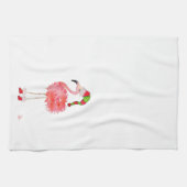 dish towel with flamingo geschirrtuch (Horizontal)