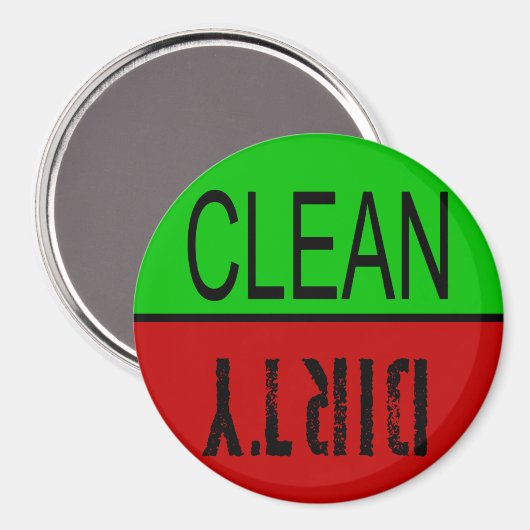 Dish Washer Magnet - sauber/dreckig (Vorderseite/Rückseite)