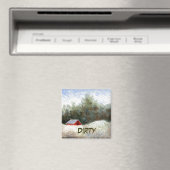 Dish Washer Status Magnet (In Situ (Geschirrspüler))