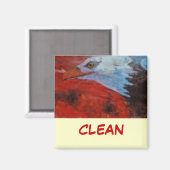 Dish Washer Status Magnet (Vorderseite/Rückseite)