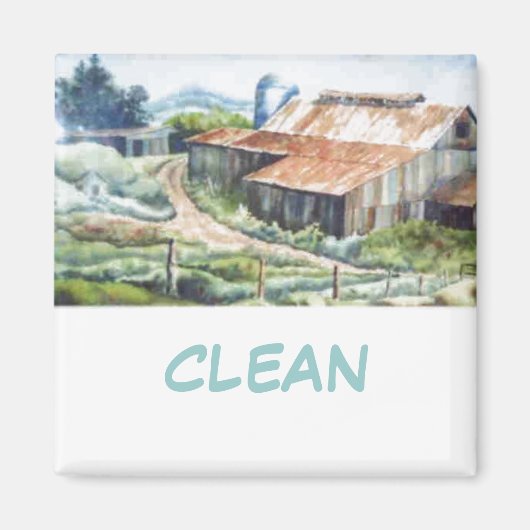 Dish Washer Status Magnet (Vorne)