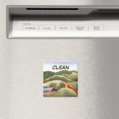 Dish Washer Status Magnet (In Situ (Geschirrspüler))