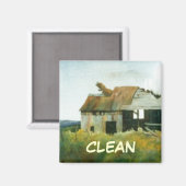 Dish Washer Status Magnet (Vorderseite/Rückseite)