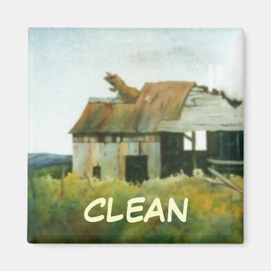 Dish Washer Status Magnet (Vorne)