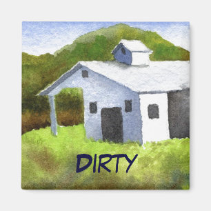 Dish Washer Status Magnet