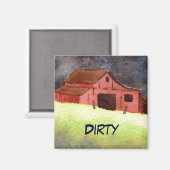 Dish Washer Status Magnet (Vorderseite/Rückseite)