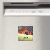 Dish Washer Status Magnet (In Situ (Geschirrspüler))