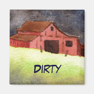 Dish Washer Status Magnet
