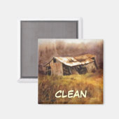 Dish Washer Status Magnet (Vorderseite/Rückseite)