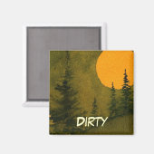 Dish Washer Status Magnet (Vorderseite/Rückseite)