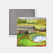Dish Washer Status Magnet (Vorderseite/Rückseite)