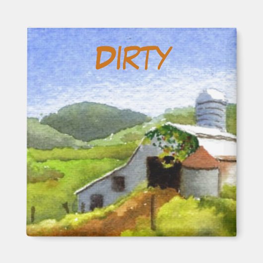 Dish Washer Status Magnet (Vorne)