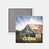 Dish Washer Status Magnet (Vorderseite/Rückseite)