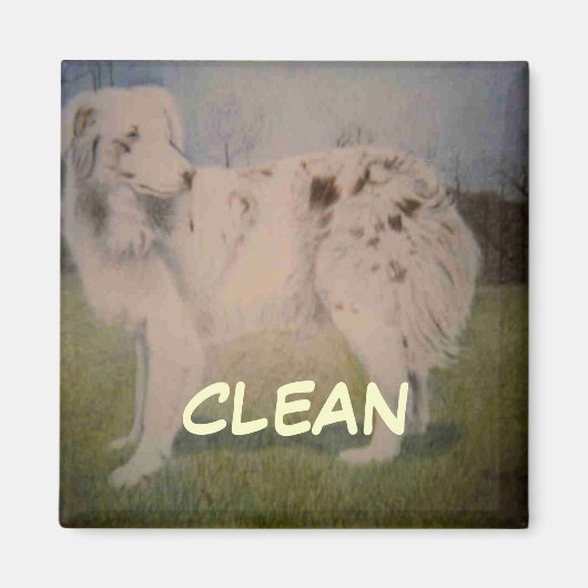 Dish Washer Status Magnet (Vorne)