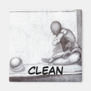 Dish Washer Status Magnet