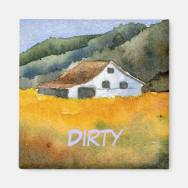 Dish Washer Status Magnet