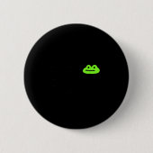 Dishonest Frog Behave No Frog Funny Cute Frog Love Button (Vorderseite)