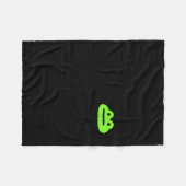 Dishonest Frog Behave No Frog Funny Cute Frog Love Fleecedecke (Vorderseite (Horizontal))