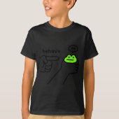Dishonest Frog Behave No Frog Funny Cute Frog Love T-Shirt (Vorderseite)