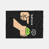 Dishonest Frog Funny Frog Meme Behave No Animals J Fleecedecke (Vorderseite (Horizontal))