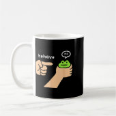 Dishonest Frog Funny Frog Meme Behave No Animals J Kaffeetasse (Links)