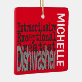 Dishwasher Außerordentliche CUSTOM Keramikornament (Rechts)