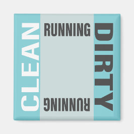Dishwasher Clean Dirty Running Kitchen Office Magnet