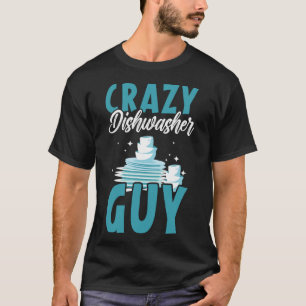 Dishwasher Job Profession Restaurant Mitarbeiter D T-Shirt