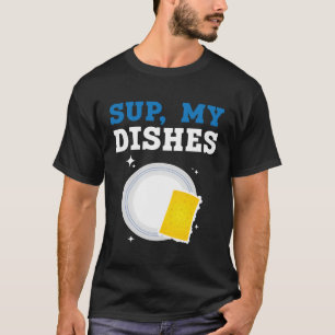 Dishwasher Job Profession Restaurant Mitarbeiter D T-Shirt