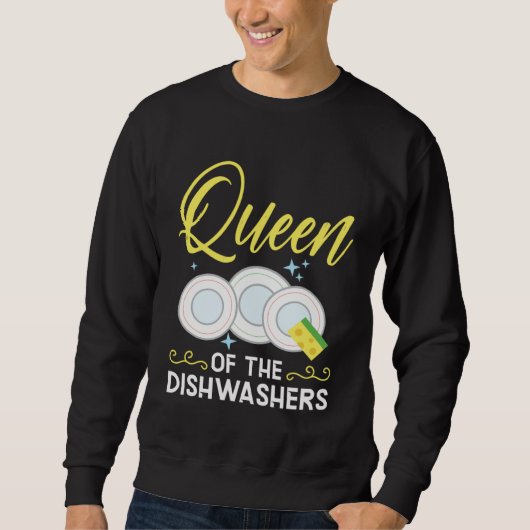 Dishwashing Job Profession Restaurant Employee Dis Sweatshirt (Vorderseite)
