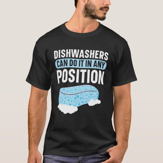 Dishwashing Job Profession Restaurant Employee Dis T-Shirt (Vorderseite)