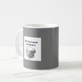 Disillusionierte akademische/idealistische akademi kaffeetasse (Vorderseite Links)