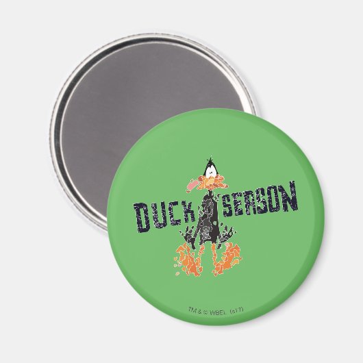 Disintegration DAFFY DUCK™ "Duck Season" Magnet (Vorderseite/Rückseite)
