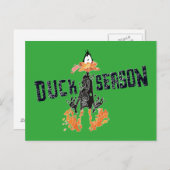 Disintegration DAFFY DUCK™ "Duck Season" Postkarte (Vorne/Hinten)