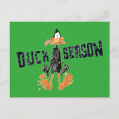 Disintegration DAFFY DUCK™ "Duck Season" Postkarte (Vorderseite)