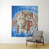 Disintegration von Raumschiffen Wandteppich (Beispiel)