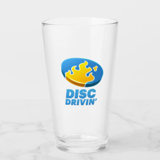 Disk Drivin' Glass Tumbler