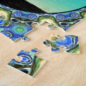 Disk Golf Abstrakt Basket 5 Puzzle (Seite)