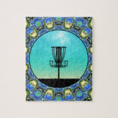 Disk Golf Abstrakt Basket 5 Puzzle (Vertikal)