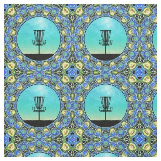 Disk Golf Abstrakt Basket 5 Stoff (Muster)