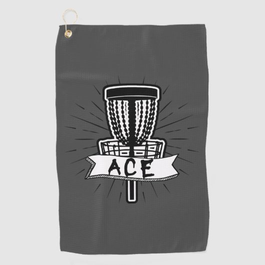 Disk Golf Ace Disk Handtuch (Vorderseite)