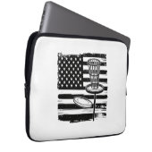 Disk Golf American Flag Laptopschutzhülle (Vorne Rechts)