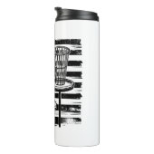 Disk Golf American Flag Thermosbecher (Nach rechts gedreht)