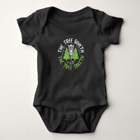 Disk Golf Baby Strampler (Vorderseite)