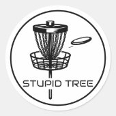 Disk Golf Basket & Disk Stickers (Vorderseite)