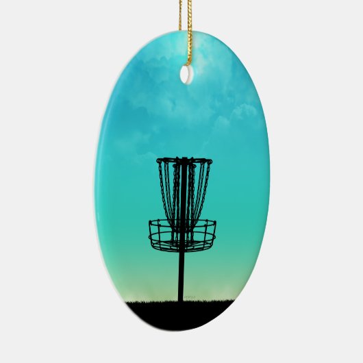 Disk Golf Basket Keramikornament (Rechts)