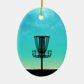 Disk Golf Basket Keramikornament (Vorne)
