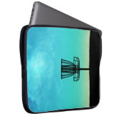 Disk Golf Basket Laptopschutzhülle (Vorne Rechts)