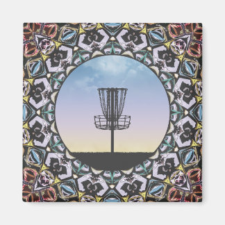 Disk Golf Basket Magnet