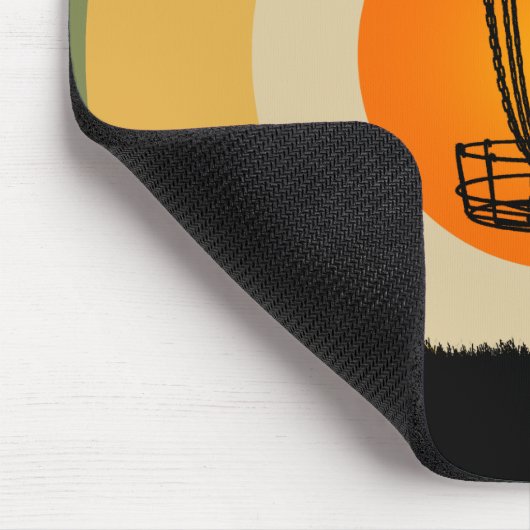 Disk Golf Basket Mousepad (Ecke)